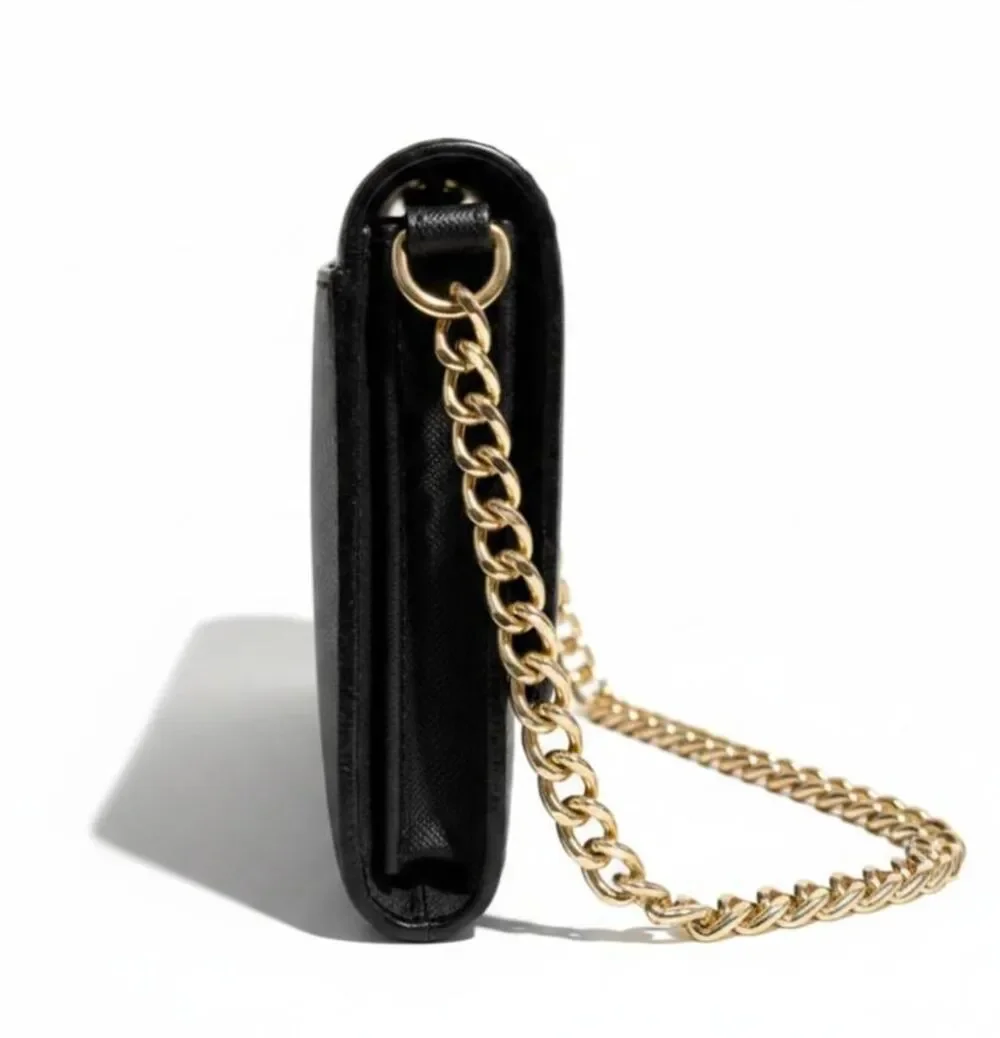 MICHAEL KORS Jet Set Black Saffiano Leather Crossbody